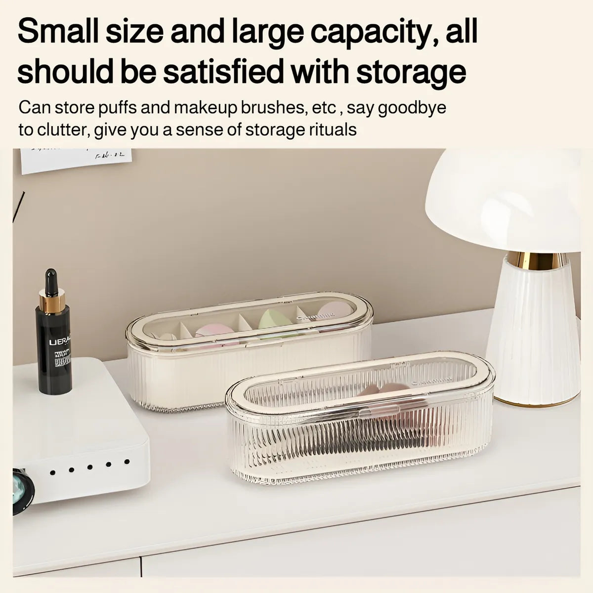 Transparent Cosmetic Organizer Box