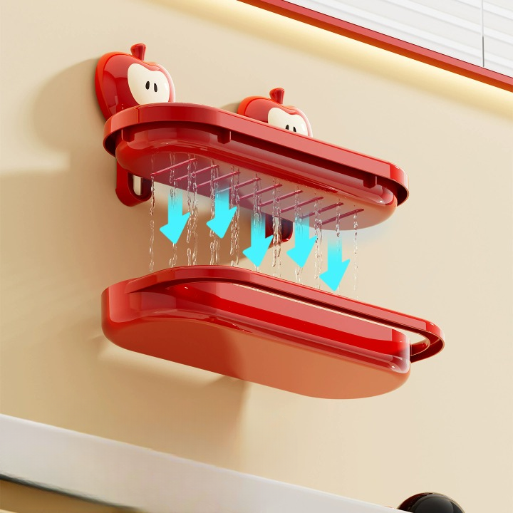 Apple Smile Bathroom Organizer
